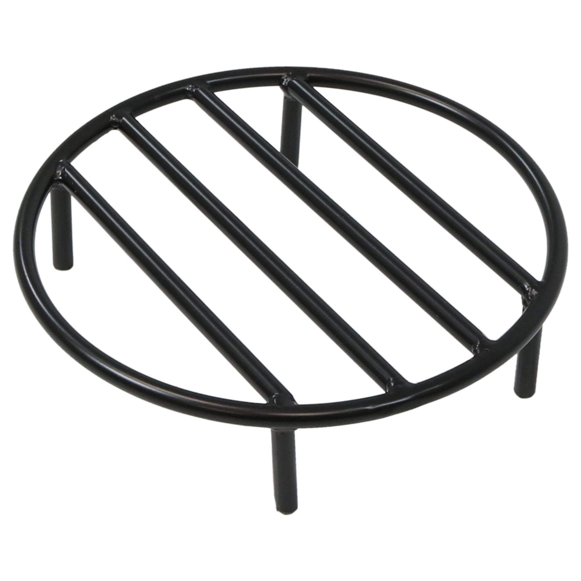 Sunnydaze Decor, Round Steel Outdoor Fire Pit Grate - 12in., Fuel Type Wood, Diameter 12 in, Material Steel, Model# NB-RG12-INV